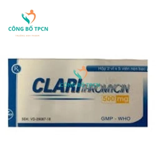 Clarithromycin 500mg Quapharco - Thuốc điều trị nhiễm khuẩn hiệu quả