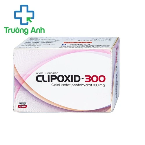 Clipoxid-300 - Thuốc bổ sung Calci cho xương chắc khỏe