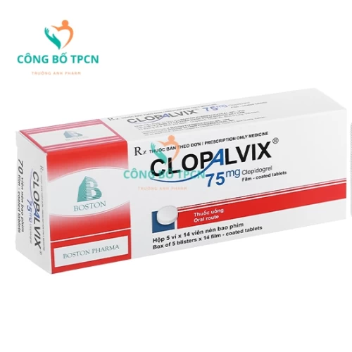 Clopalvix 75mg - Thuốc điều trị các bệnh tim mạch hiệu quả