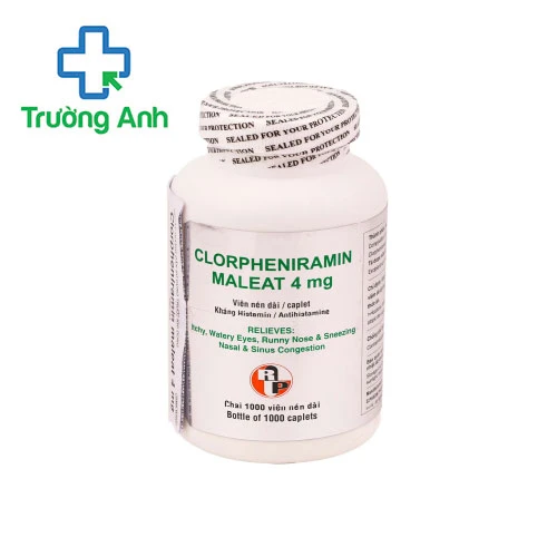 CLOPHENIRAMIN - Thuốc điều trị các bệnh dị ứng ngoài da hiệu quả