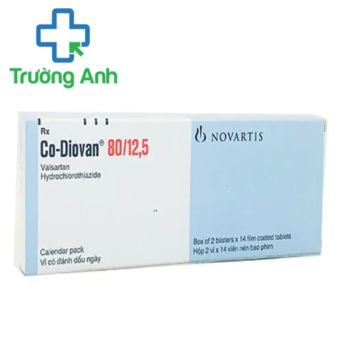 Co-diovan 80/12.5 - Thuốc điều trị huyết áp cao hiệu quả của Italy