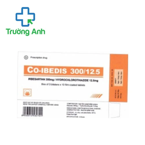 Co-Ibedis 300/12,5 Pymepharco - Thuốc điều trị tăng huyết áp hiệu quả