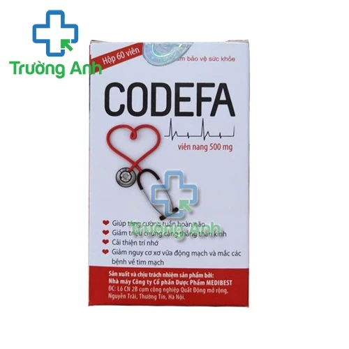 Codefa - Giúp giảm nguy cơ mắc các bệnh về tim mạch hiệu quả