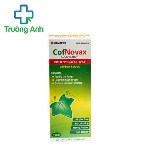 Cofnovax Cough Syrup - Hỗ trợ hạn chế ho nhiều, giảm tiết đờm