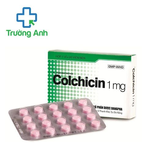 Colchicin 1mg Danapha - Thuốc điều trị bệnh gout hiệu quả