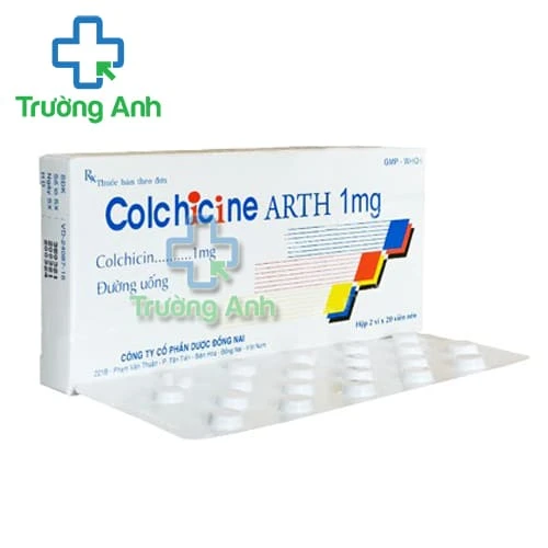 Colchicine Arth 1mg Donaipharm - Điều trị gút cấp và mãn tính 