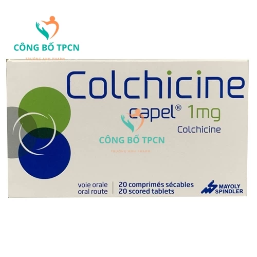 Colchicine 1mg Mayoly Spindler - Thuốc điều tị bệnh Gút hiệu quả