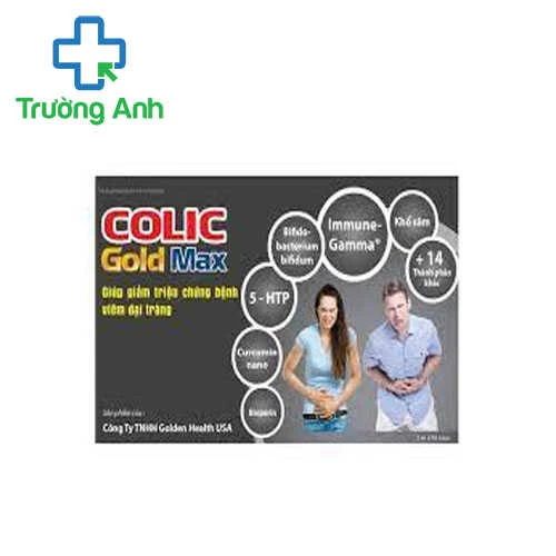 Colic Gold Max - Hỗ trợ điều trị viêm đại tràng cấp và mãn tính