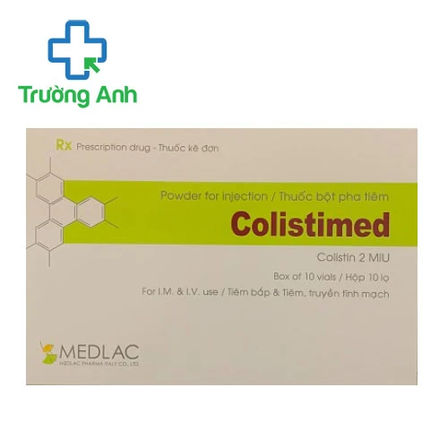 Colistimed 2MIU Medlac - Thuốc điều trị nhiễm khuẩn hiệu quả