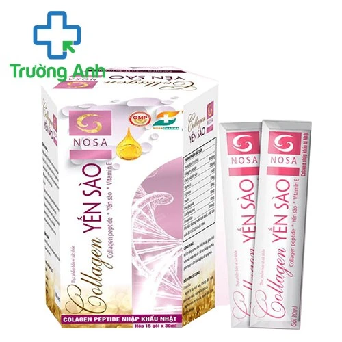 Collagen yến sào Nosa - Tăng cường đàn hồi cho da, giúp da sáng mịn hơn