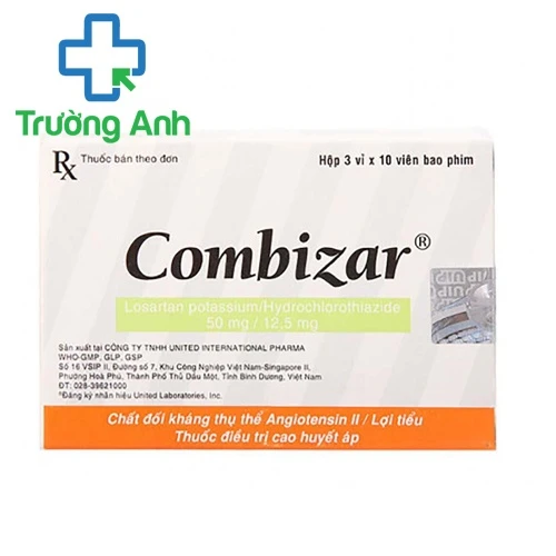 Combizar - Thuốc điều trị tăng huyết áp hiệu quả của United Pharma
