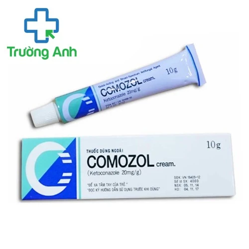 Comozol Cream 2% - Giúp điều trị hắc lào, lăng ben, nấm chân tay