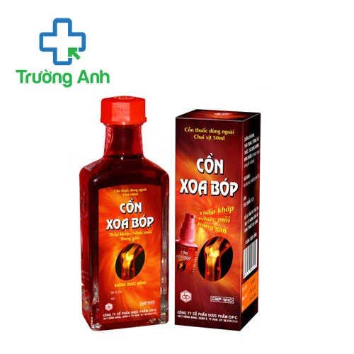 Cồn xoa bóp OPC 60ml - Thuốc cồn giảm đau nhức xương khớp