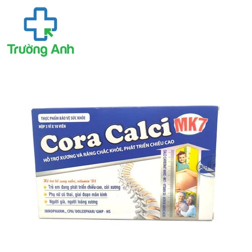 CoraCalci MK7 - Bổ sung canxi và vitamin D3 cho cơ thể