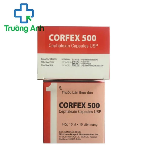 Corfex-500 - Thuốc điều trị bệnh nhiễm trùng hiệu quả