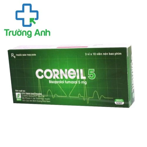 Corneil 5 - Thuốc điều trị tăng huyết áp và đau thắt ngực của Davipharm