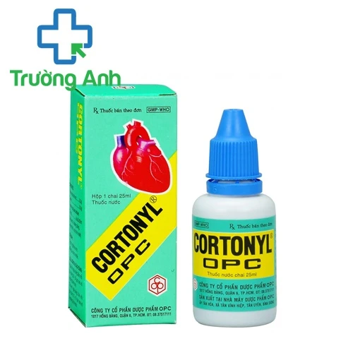 Cortonyl OPC 25ml - Thuốc trợ tim, ngất do suy tim hiệu quả