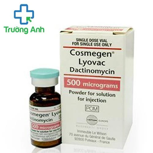 Cosmegen Lyovac 500mcg (Dactinomycin) - Thuốc điều trị ung thư của Đức