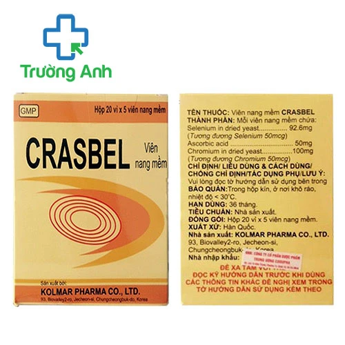Crasbel Kolmar - Thuốc bổ sung vitamin và khoáng chất cho cơ thể