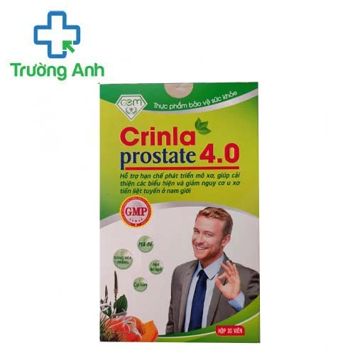 Crinla prostate 4.0 - Hỗ trợ hạn chế phát triển mô xơ
