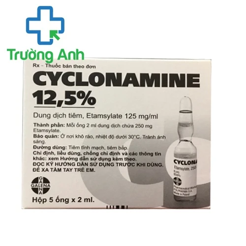 Cyclonamine 12,5% - Thuốc cầm máu và điều trị xuất huyết hiệu quả