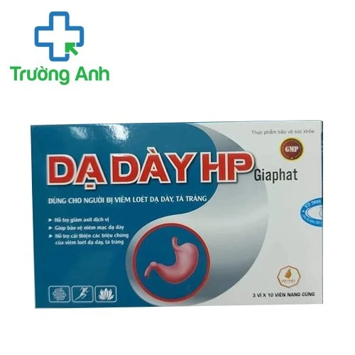 Dạ dày hp giaphat - Giảm acid dịch vị, giảm viêm loét dạ dày tá tràng