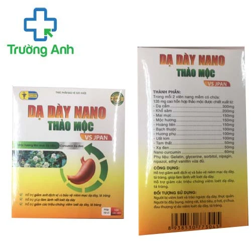 Dạ Dày Nano Thảo Mộc Vs Japan - Hỗ trợ giảm axit dịch vị