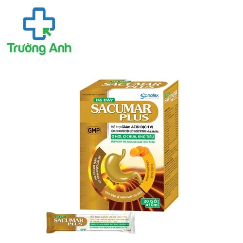 Dạ Dày Sacumar Plus - Hỗ trợ giảm nguy cơ viêm loét dạ dày