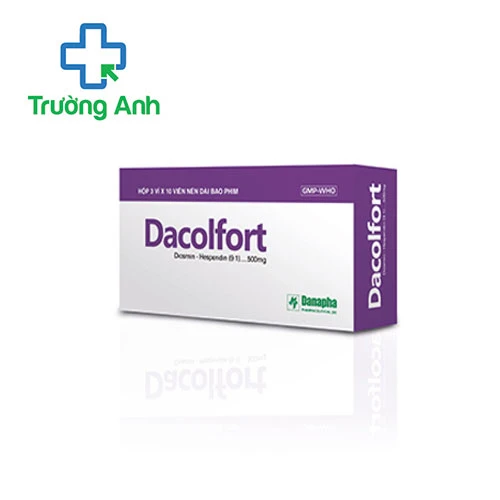 Dacolfort Danapha - Thuốc điều trị bệnh suy tĩnh mạch, bệnh trĩ