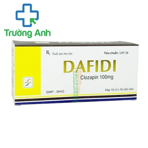 Dafidi 100mg - Thuốc điều trị tâm thần phân liệt và rối loạn thần kinh