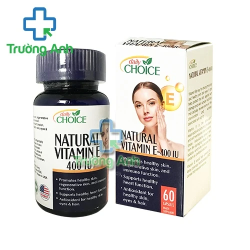 Daily Choice natural vitamin E 400IU - Tăng sức khỏe, làm đẹp da