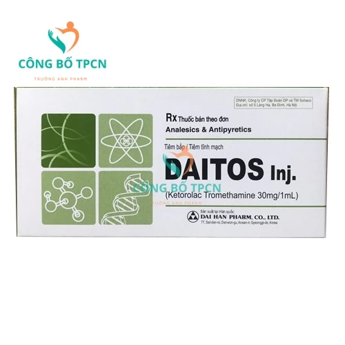 Daitos Inj. - Thuốc giảm đau cho người lớn hiệu quả của Hàn Quốc