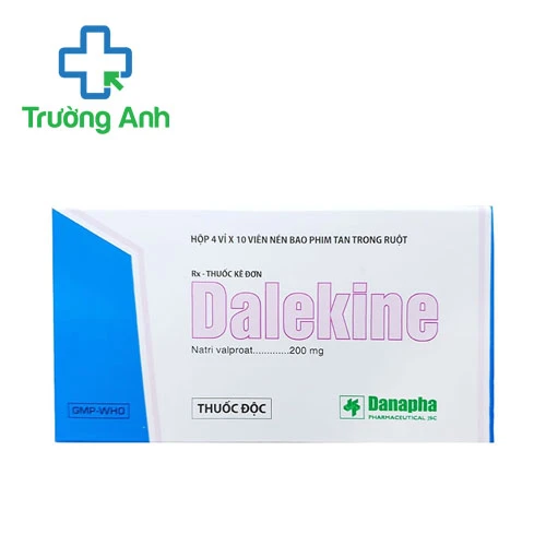 Dalekine 200 Danapha - Thuốc điều trị động kinh hiệu quả