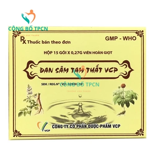 Đan Sâm Tam Thất VCP - Thuốc hỗ trợ điều trị đau thắt ngực