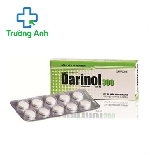 Darinol 300 Danapha - Thuốc điều trị bệnh gout hiệu quả