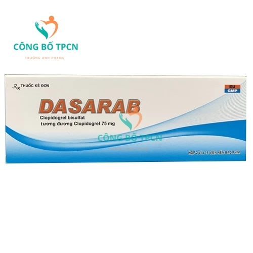 Dasarab - Thuốc dự phòng xơ vữa động mạch của Davipharm 