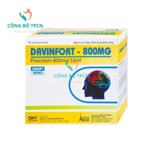 Davinfort 800mg - Thuốc điều trị chóng mặt hiệu quả của Hà Tây