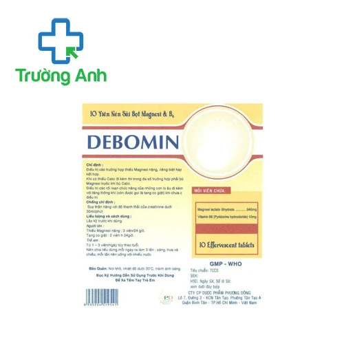 Debomin Phuong Dong Pharma - Thuốc điều trị thiếu Magie nặng