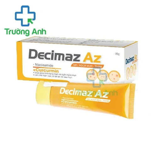 Decimaz Az - Giúp dưỡng ẩm, làm giảm và ngăn ngừa mụn hiệu quả