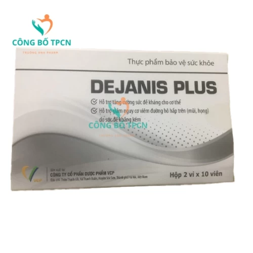 Dejanis Plus - Hỗ trợ tăng cường đề kháng cho cơ thể