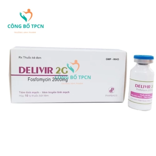 Delivir 2g Pharbaco - Thuốc điều trị các nhiễm khuẩn hiệu quả