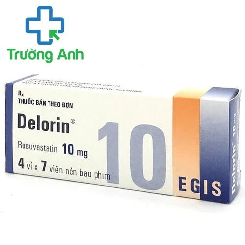 Delorin 10mg - Thuốc điều trị tăng cholesterol máu hiệu quả