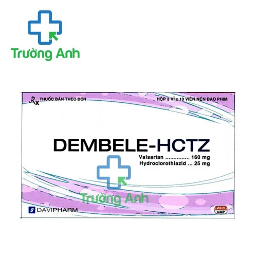 Dembele-HCTZ Davipharm - Điều trị tăng huyết áp và suy tim