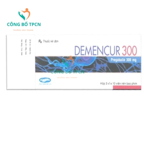 Demencur 300 Savipharm - Thuốc điều trị động kinh hiệu quả