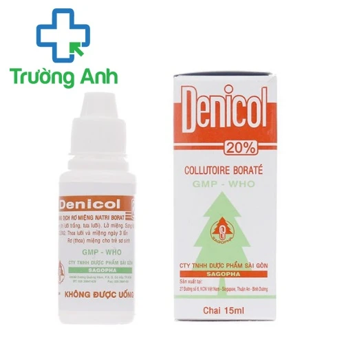 Denicol - Dung dịch trị tưa lưỡi, sưng lợi, lở miệng