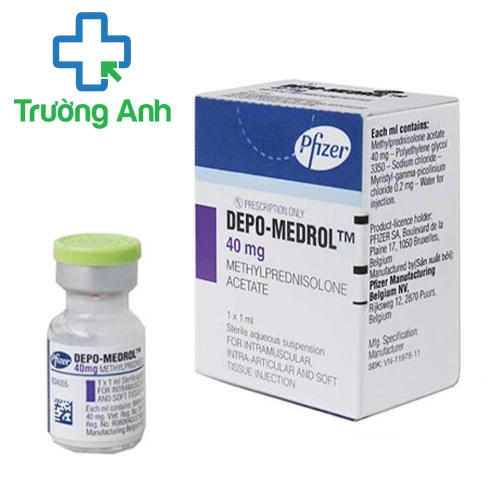 Depo Medrol 40mg - Thuốc điều trị viêm xương khớp hiệu quả