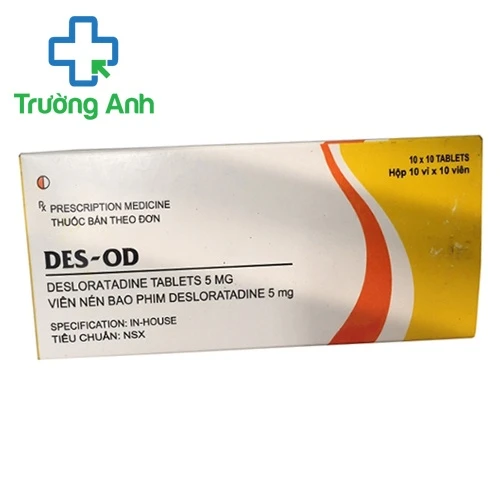 Des-OD - Thuốc điều trị viêm mũi dị ứng hiệu quả