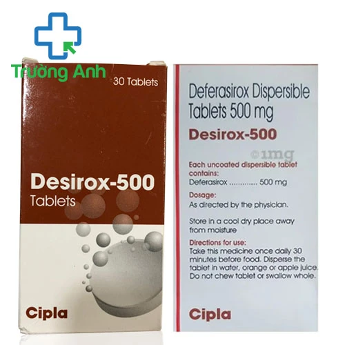 Desirox-500 - Thuốc điều trị dư thừa sắt hiệu quả của Ấn Độ