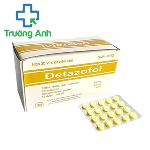 Detazofol - Thuốc điều trị các cơn đau thần kinh hiệu quả