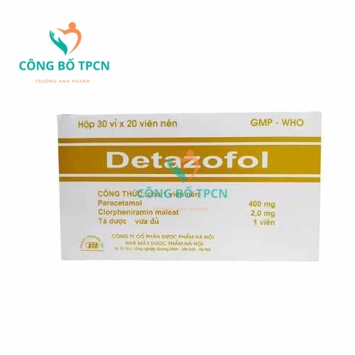 Detazofol - Thuốc điều trị các cơn đau thần kinh hiệu quả